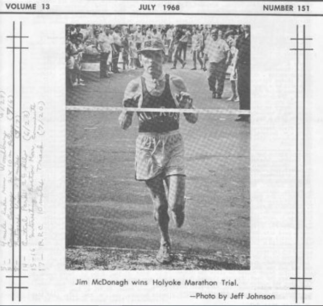 Jim McDonagh wins the 1968 Marathon